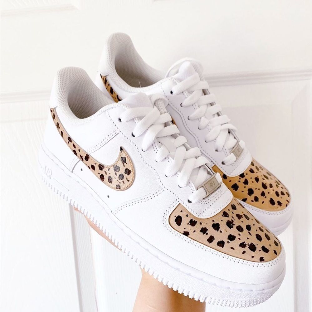 Custom leopard nike air force
